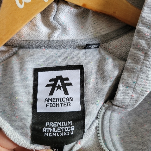 American Fighter hoodie gray colorful xl - Picture 4 of 5